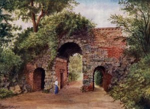 Kew Gardens: The Ruined Arch (väri litho)