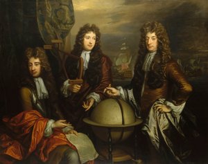 John Benbow (1653-1702), Sir Ralph Delavalle (noin 1645-1707) ja Thomas Phillips (noin 1635-1693).