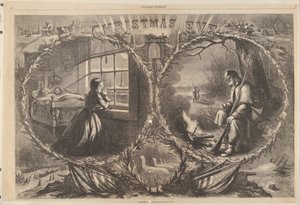 Jouluaatto, 1862, Harpers Weekly, 3. tammikuuta 1863. tekijältä Thomas Nast