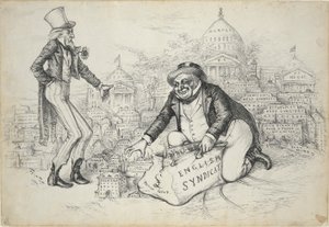 Englantilainen syndikaatti (British Gold) tekijältä Thomas Nast