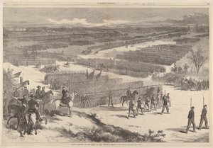 Grand Review of the Army of the Potomac - piirtänyt Thomas Nast Harpesta..., 10. lokakuuta 1863. tekijältä Thomas Nast