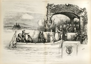 Kansainvälinen oikeus - parempi tapa..., 1874 (puukaiverrus). tekijältä Thomas Nast
