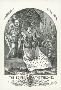 John T. Hoffman ja William "Boss" Tweed tekijältä Thomas Nast