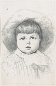 Lapsen muotokuva Cyril Nast, vuoden 1879 jälkeen, vuoden 1879 jälkeen. tekijältä Thomas Nast