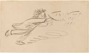 Allekirjoitus, "TH. Nast, 17. lokakuuta 1901" tekijältä Thomas Nast