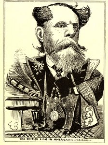 Brittiläinen leijona Amerikassa 1867-68 tekijältä Thomas Nast