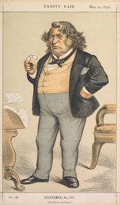 Vanity Fair: Statesman, nro 113 The Massive Graevance, 1872. tekijältä Thomas Nast