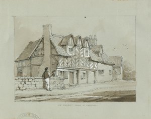 Cannock Town - "Ancient House": lyijykynäpesupiirros, nd [1817-1845] (piirustus)