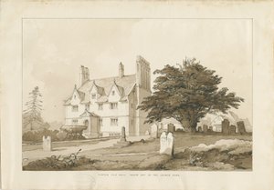 Forton Hall: pesupiirustus, nd [?1838] (piirustus) (piirustus) tekijältä Thomas Peploe Wood