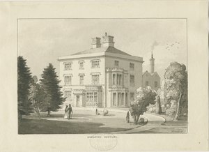 Haughton Rectory: pesupiirustus tekijältä Thomas Peploe Wood