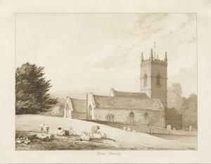 Penn Church: seepiapiirustus