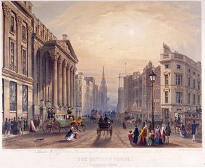 Mansion Housen ulkopuoli, Lontoo, 1851