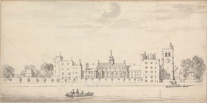 Lambeth Palace joen toiselta puolelta tekijältä Thomas Priest