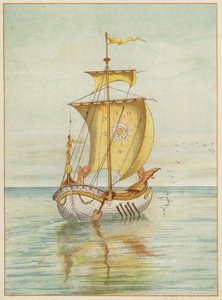 Perseus ja Andromeda kelluvat (väri litho) tekijältä Thomas Ralph Spence