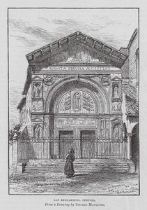 San Bernardino, Perugia (kaiverrus) tekijältä Thomas Robert Macquoid
