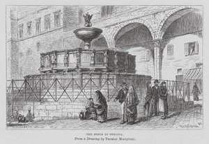 Fonte Di Perugia (kaiverrus) tekijältä Thomas Robert Macquoid