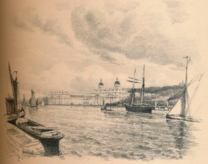 Greenwichin palatsi joelta, 1902