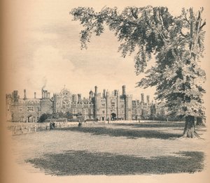 Hampton Court Palacen länsirintama, 1902
