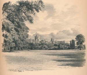 Windsorin linna kotipuistosta, 1902