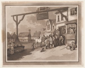 Crawley An Excursion to Brighthelmstone, 1. kesäkuuta 1790, 1. kesäkuuta 1790. Tekijät: Thomas Rowlandson, Samuel Alken.