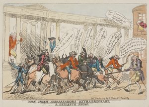 (The) Tämä irlantilainen poikkeuksellinen ja hurmaava suurlähettiläiden esitys tekijältä Thomas Rowlandson
