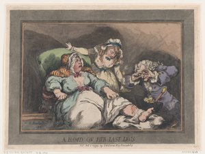 A Bowd on his Last Legs, 1. lokakuuta 1792., 1. lokakuuta 1792. tekijältä Thomas Rowlandson