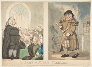 A Brace of Public Guardians, 10. heinäkuuta 1800. tekijältä Thomas Rowlandson