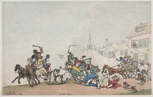 Kärrykilpailu tekijältä Thomas Rowlandson