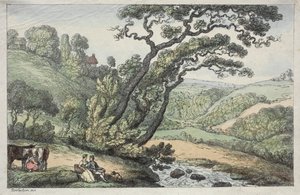 Cornish-näkymä tekijältä Thomas Rowlandson