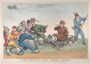 Korsikan rupikonna äkeen alla, 27. marraskuuta 1813, 27. marraskuuta 1813. tekijältä Thomas Rowlandson