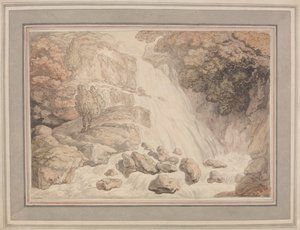 Korkea vesiputous tekijältä Thomas Rowlandson