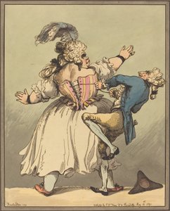 Vähän tiukempi, 1791. tekijältä Thomas Rowlandson