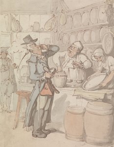 Mies, joka ostaa nuuskaa tekijältä Thomas Rowlandson