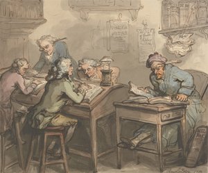 Kauppiaan toimisto tekijältä Thomas Rowlandson