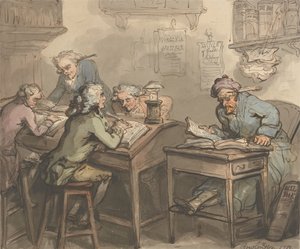 Kauppiaan toimisto tekijältä Thomas Rowlandson