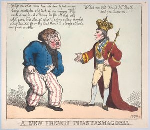 Uusi ranskalainen fantasmagoria, 1803, 1803. tekijältä Thomas Rowlandson
