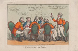 Parlamentin malja, 2. maaliskuuta 1809, 2. maaliskuuta 1809. tekijältä Thomas Rowlandson