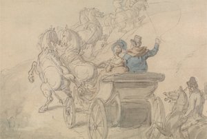 Phaeton ja kuusi tekijältä Thomas Rowlandson