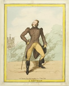 Muotokuva: Lord Petersham tekijältä Thomas Rowlandson