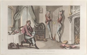 Vanki Avignonissa, Journal of Sentimental Travels in the Southern Provinces of F..., 1820. tekijältä Thomas Rowlandson