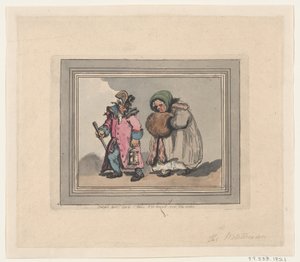 Paluu vierailulta, 3. huhtikuuta 1798, 3. huhtikuuta 1798. tekijältä Thomas Rowlandson