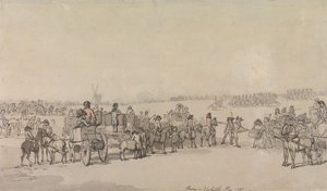 Katsaus Blackheathiin, toukokuu 1785 tekijältä Thomas Rowlandson