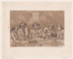A Rotation Office, 8. kesäkuuta 1774, 8. kesäkuuta 1774. tekijältä Thomas Rowlandson