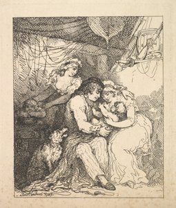Merimiehen perhe tekijältä Thomas Rowlandson