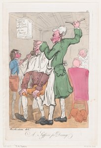 A Sufferer for Decency, 20. kesäkuuta 1789, 20. kesäkuuta 1789. tekijältä Thomas Rowlandson