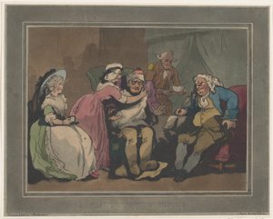 Vierailu sedän luo, 20. joulukuuta 1794, 20. joulukuuta 1794 tekijältä Thomas Rowlandson