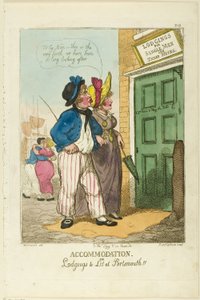 Majoitus tai majoitus Portsmouthissa tekijältä Thomas Rowlandson
