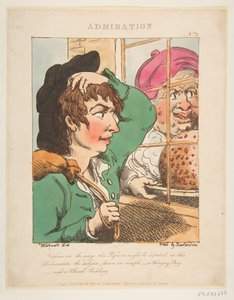 Ihailu Le Brun Travested eli Karikatyyrit intohimoista, 20. tammikuuta 1800. tekijältä Thomas Rowlandson