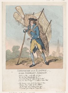 Aerostation out at Elbows, or The Itinerant Aeronaut, 5.9.1785., 5.9.1785. tekijältä Thomas Rowlandson
