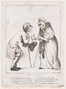 Aged Lovers, 2. tammikuuta 1797, 2. tammikuuta 1797. tekijältä Thomas Rowlandson